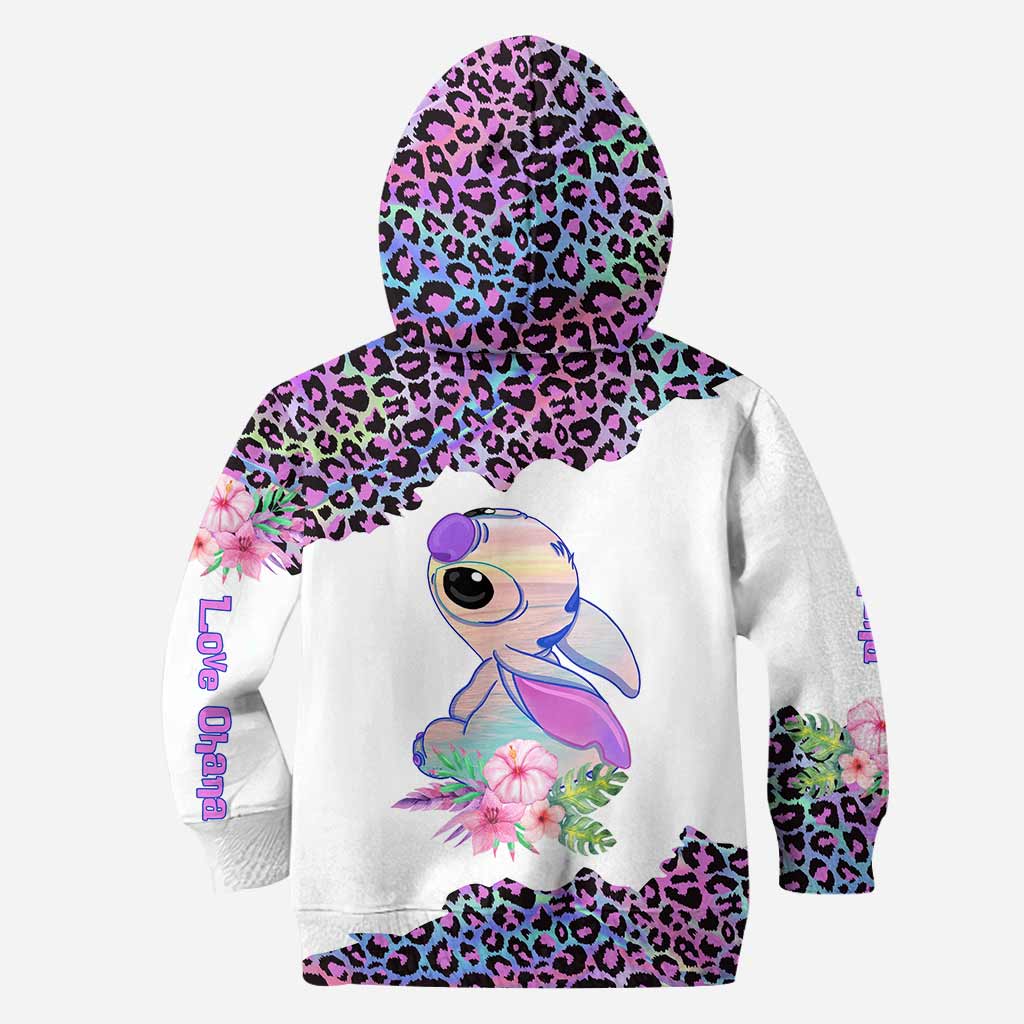 Love Ohana Hologram - Personalized Hoodie and Leggings