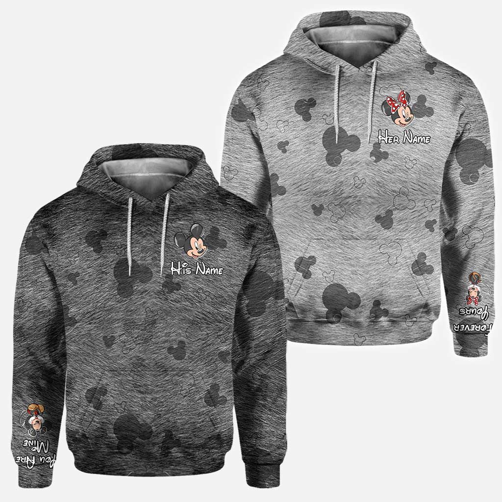 Forever Yours - Personalized Couple Mouse Hoodies