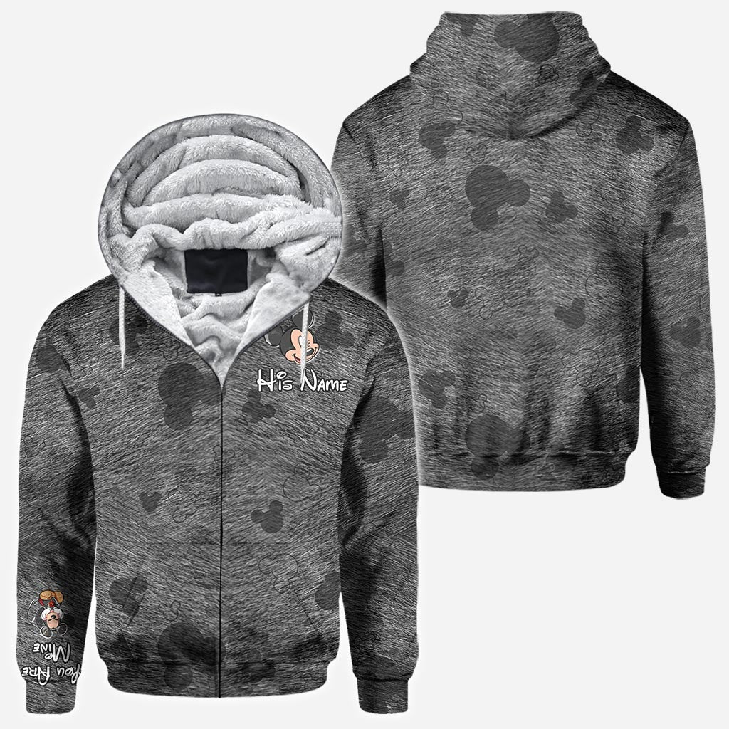 Forever Yours - Personalized Couple Mouse Hoodies