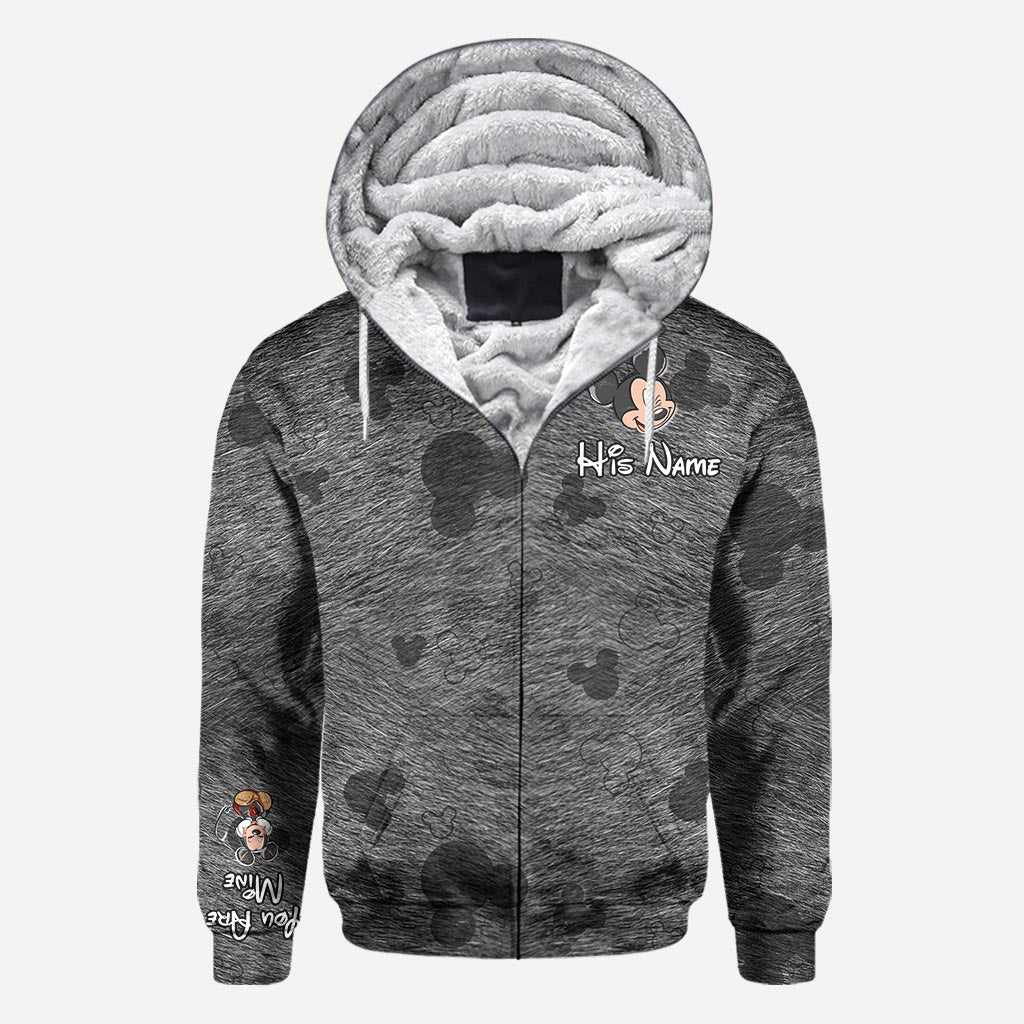 Forever Yours - Personalized Couple Mouse Hoodies