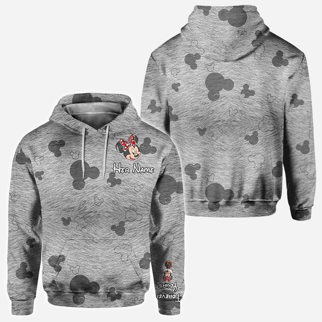 Forever Yours - Personalized Couple Mouse Hoodies