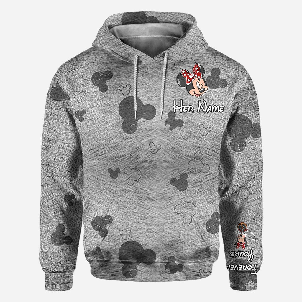 Forever Yours - Personalized Couple Mouse Hoodies