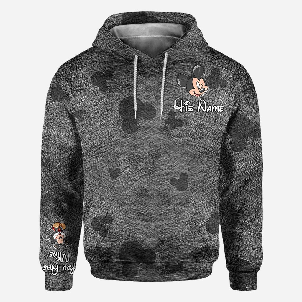 Forever Yours - Personalized Couple Mouse Hoodies