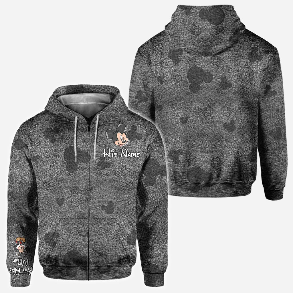 Forever Yours - Personalized Couple Mouse Hoodies
