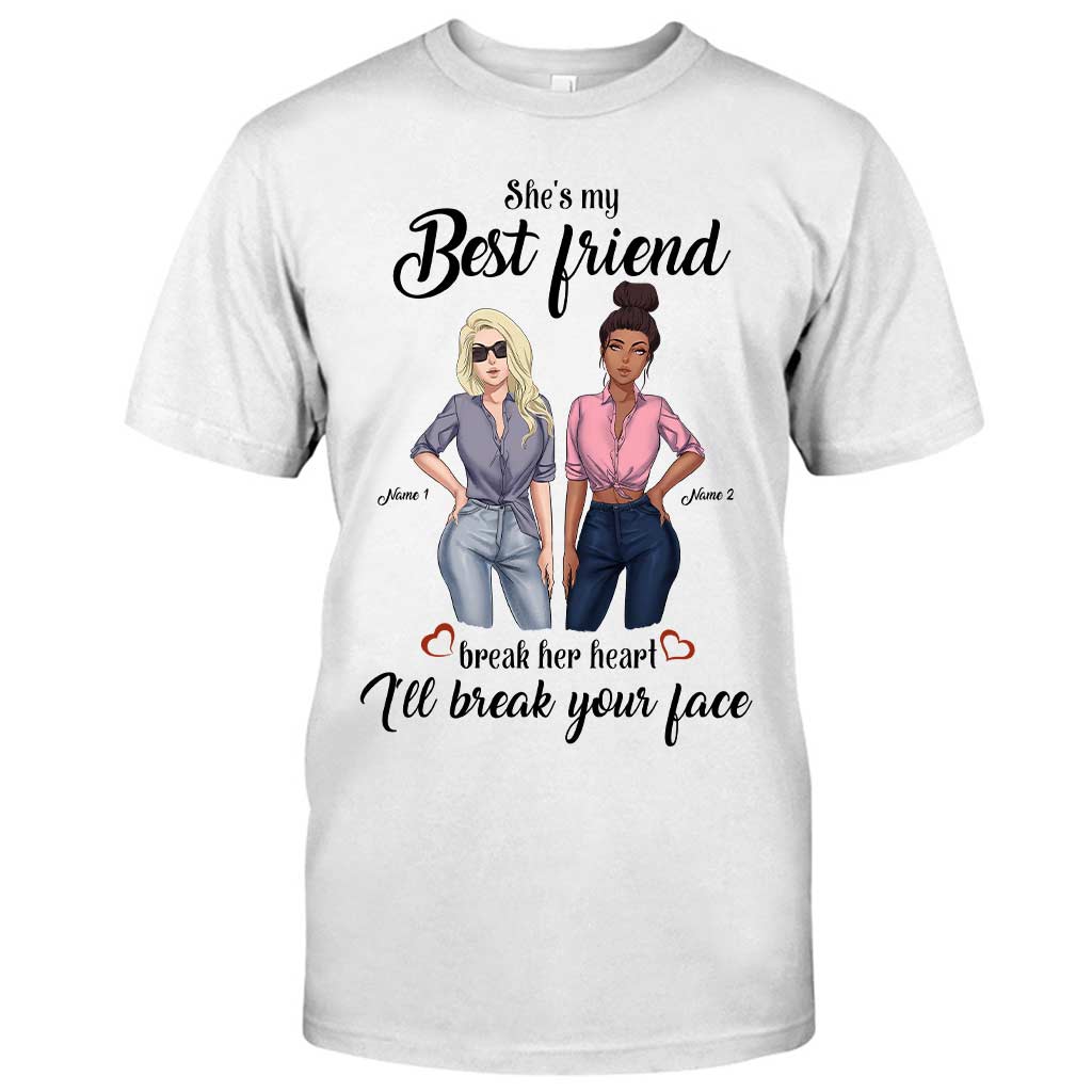 She's My Best Friend - Personalized Bestie T-shirt and Hoodie