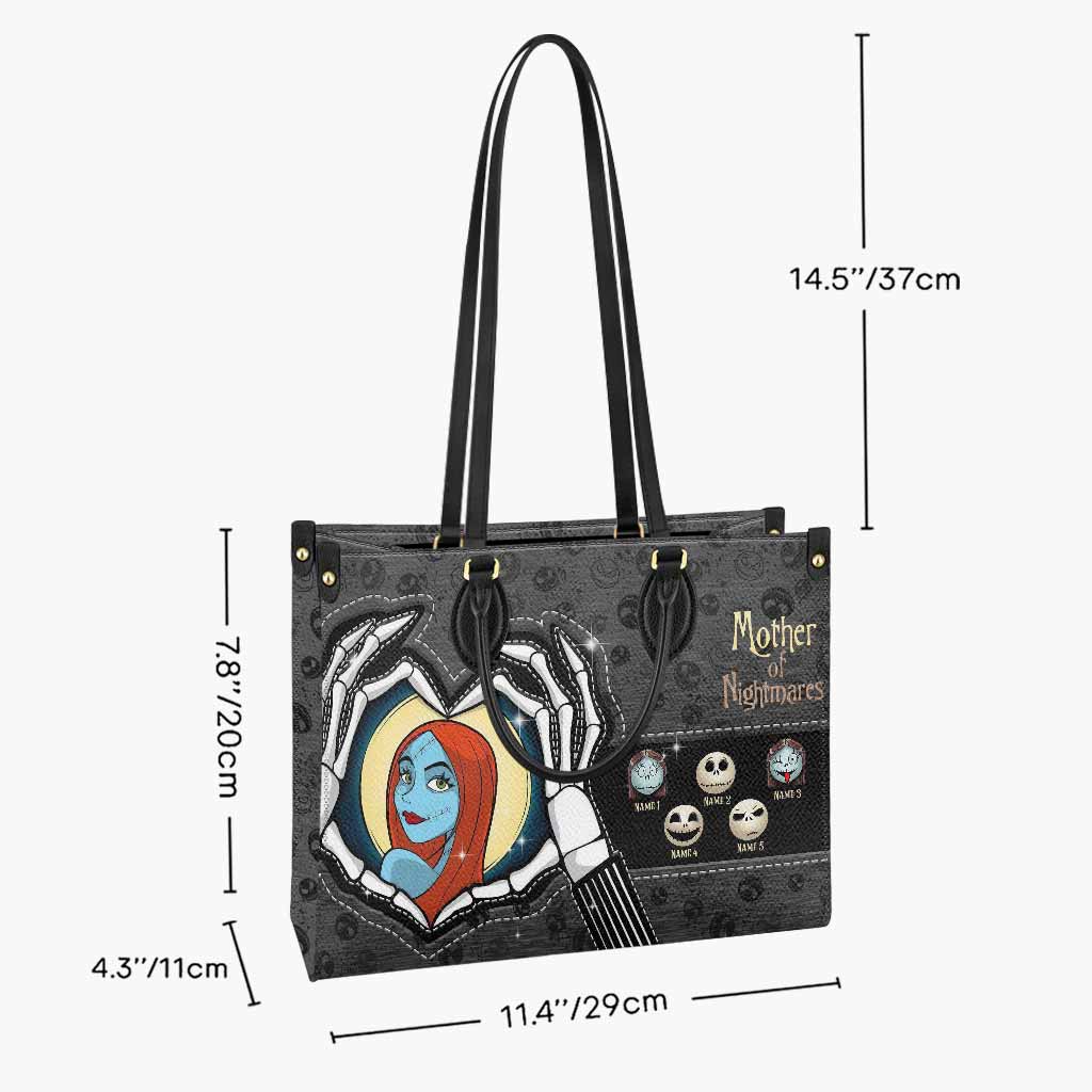 Mother Of Nightmares - Personalized Mother's Day Nightmare Leather Handbag