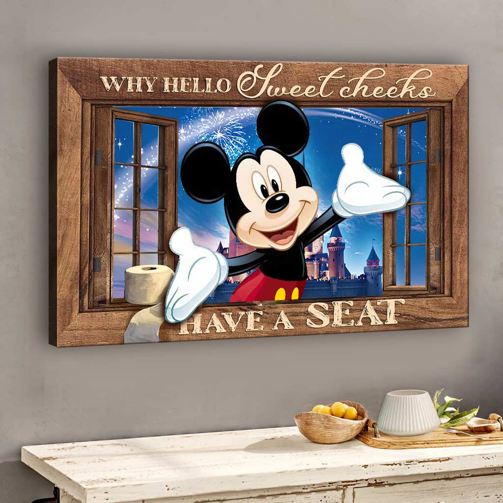 Hello Sweet Cheeks - Mouse Canvas And Poster