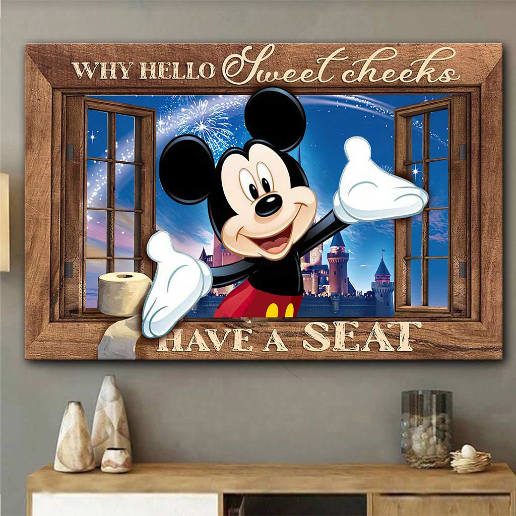 Hello Sweet Cheeks - Mouse Canvas And Poster