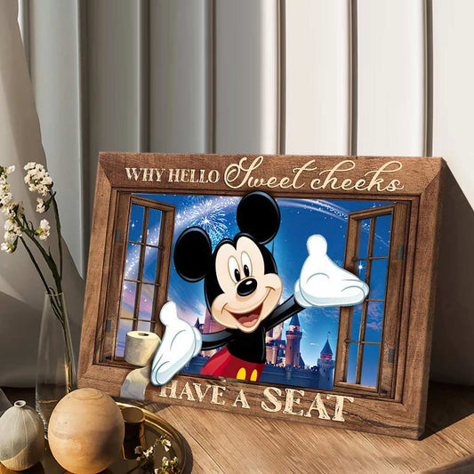 Hello Sweet Cheeks - Mouse Canvas And Poster