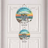We Built A Life We Love - Personalized Mouse Round Wood Sign