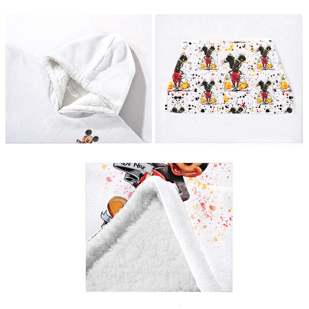 Magic Mouse Ears - Personalized Mouse Blanket Hoodie