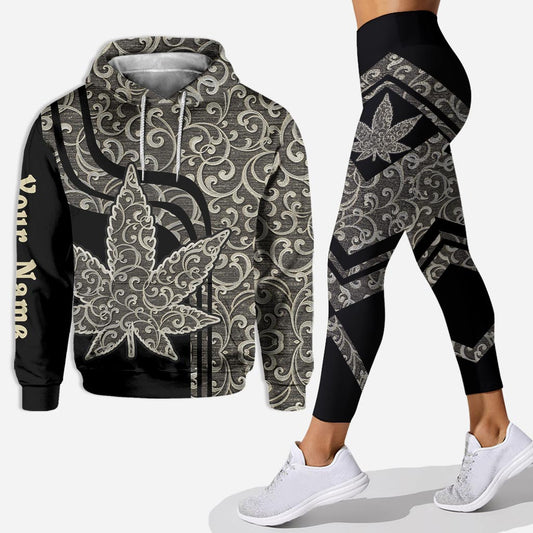 Get High Leaf - Personalized Weed Hoodie and Leggings