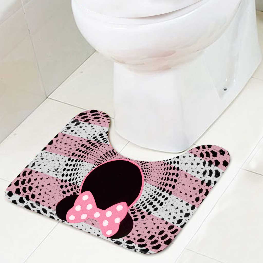 Dreamflum Mouse Ears - 3 Pieces Bathroom Mats Set