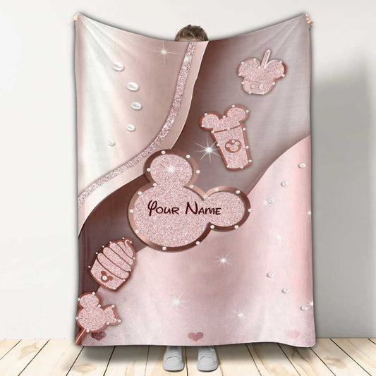 Believe In Magic - Personalized Mouse Blanket
