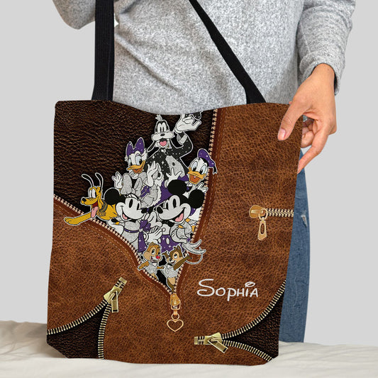 Magical 100th - Personalized Mouse Tote Bag