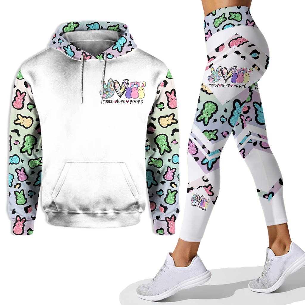 Grandma's Peeps - Personalized Easter Day Hoodie and Leggings