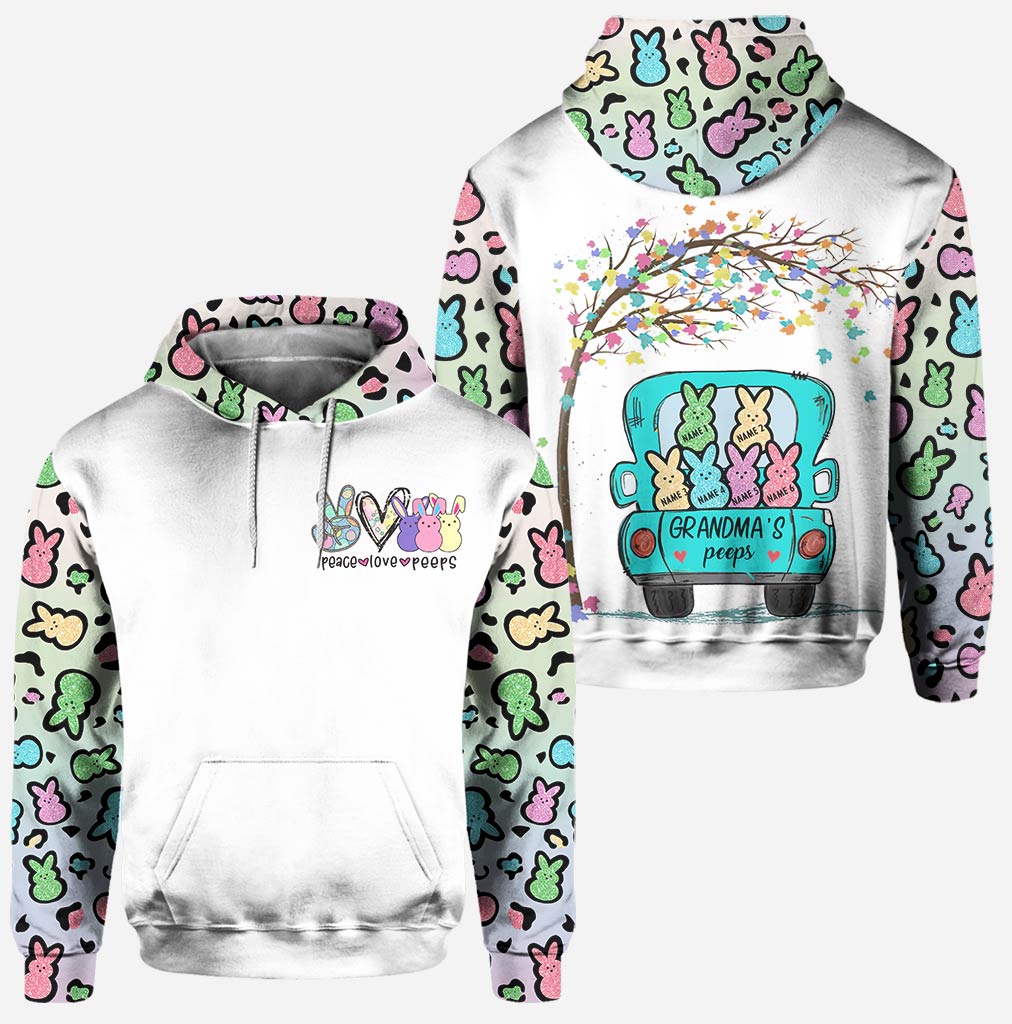 Grandma's Peeps - Personalized Easter Day Hoodie and Leggings