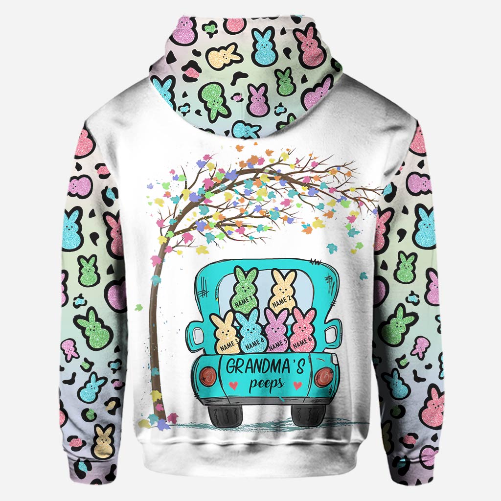 Grandma's Peeps - Personalized Easter Day Hoodie and Leggings