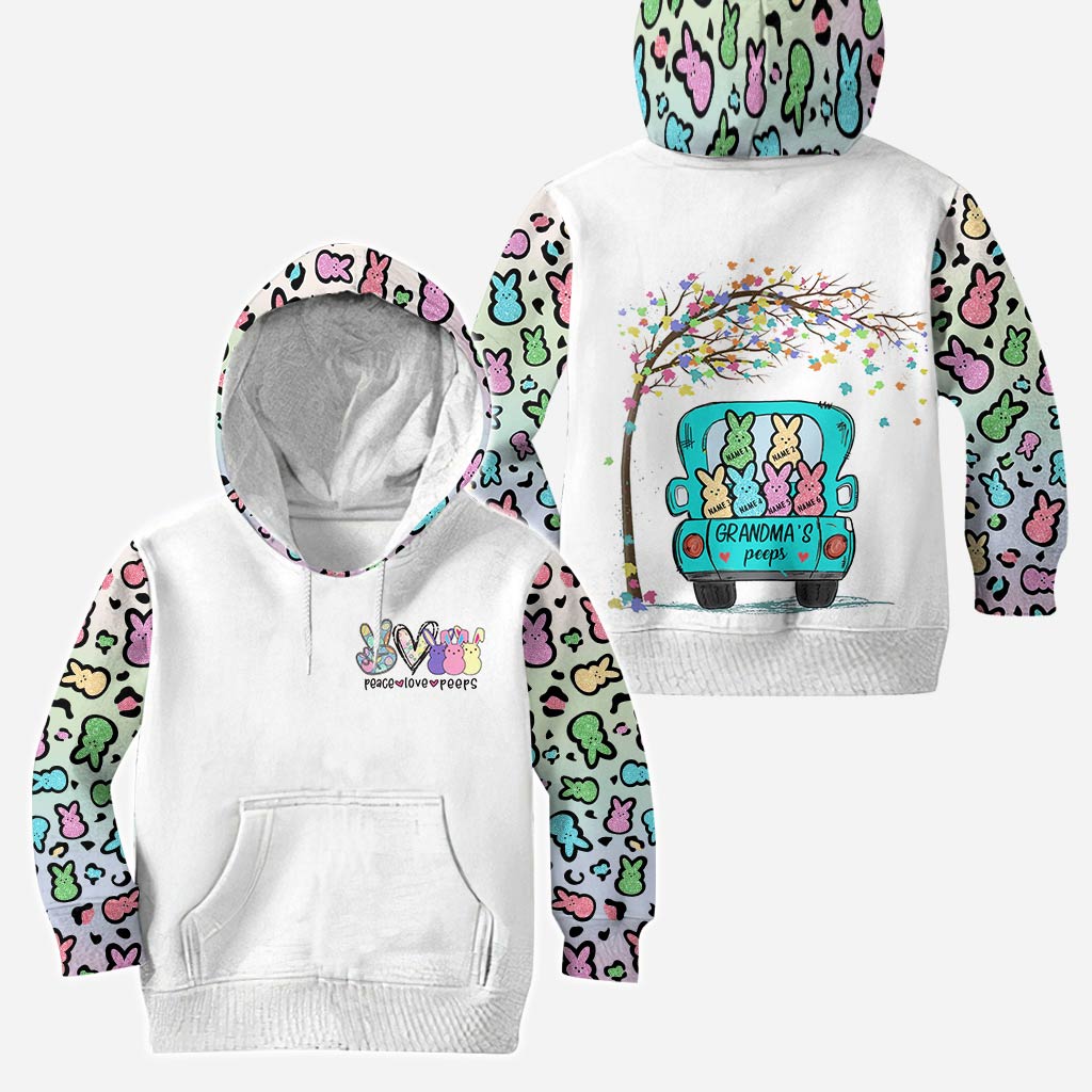 Grandma's Peeps - Personalized Easter Day Hoodie and Leggings