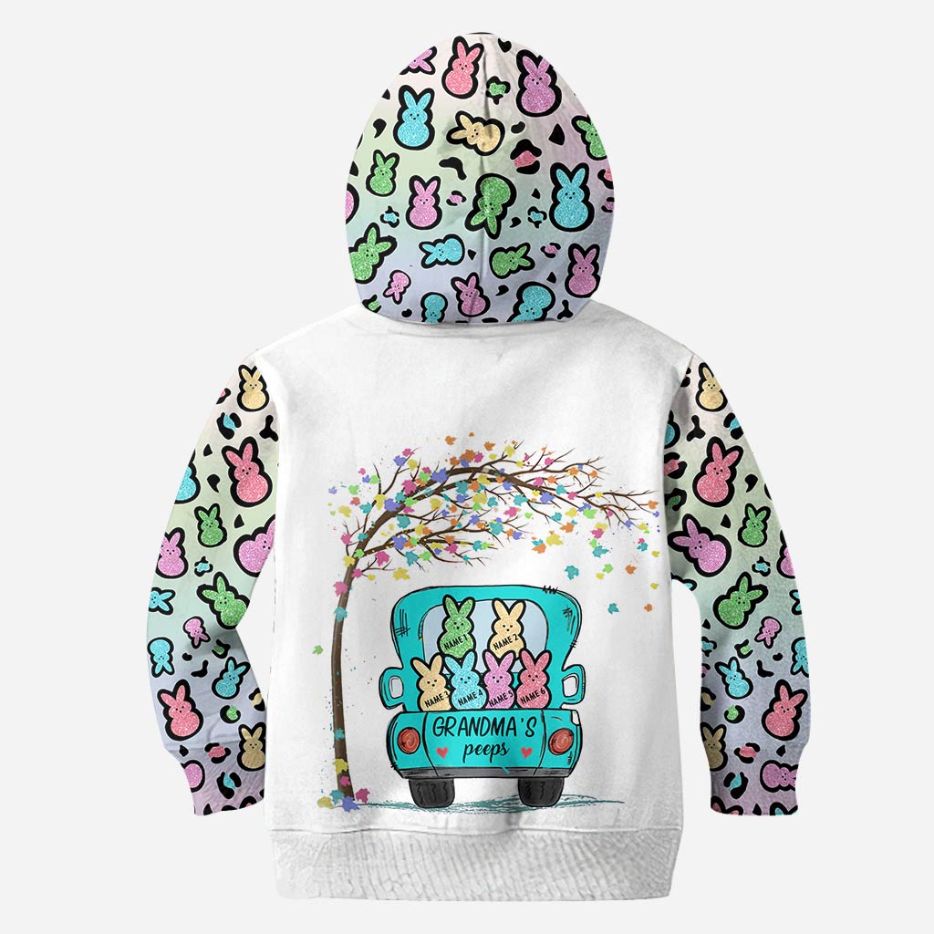 Grandma's Peeps - Personalized Easter Day Hoodie and Leggings