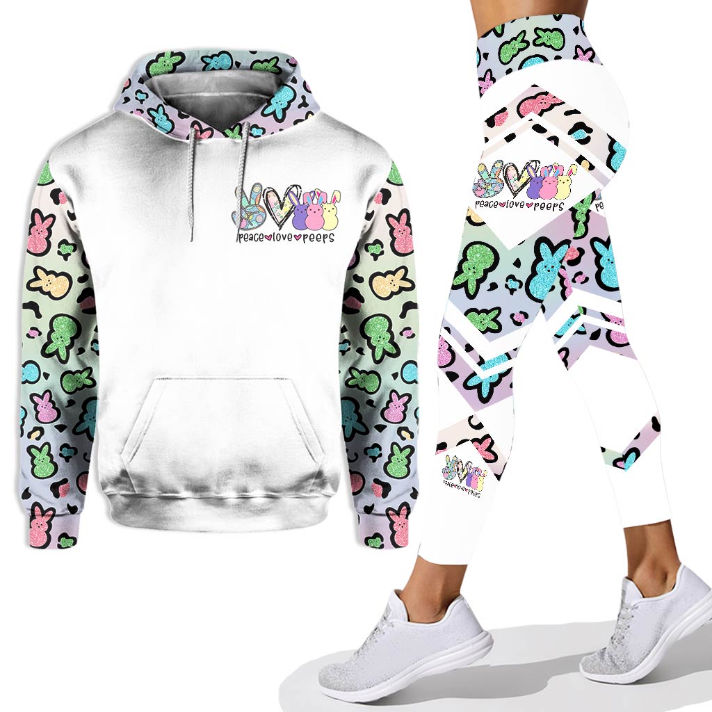 Grandma's Peeps - Personalized Easter Day Hoodie and Leggings