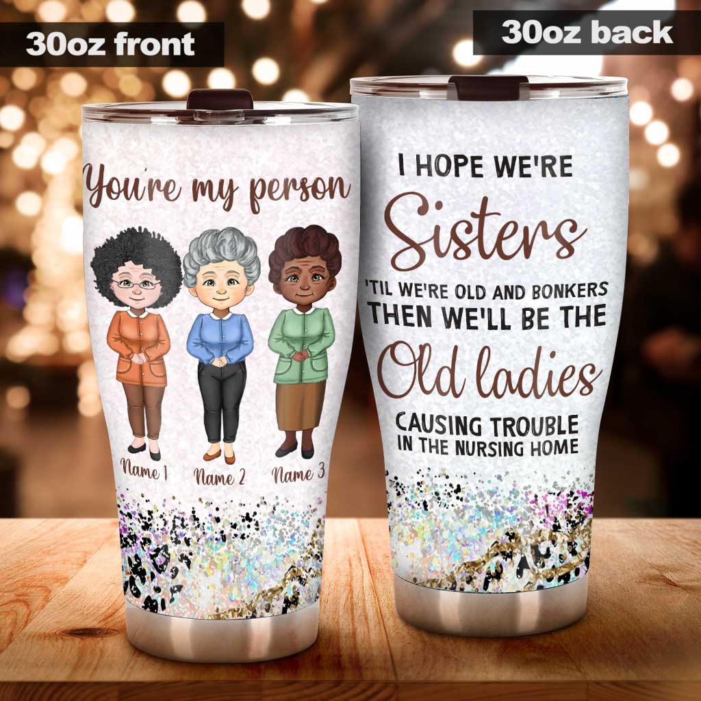 Besties - Personalized Bestie Tumbler