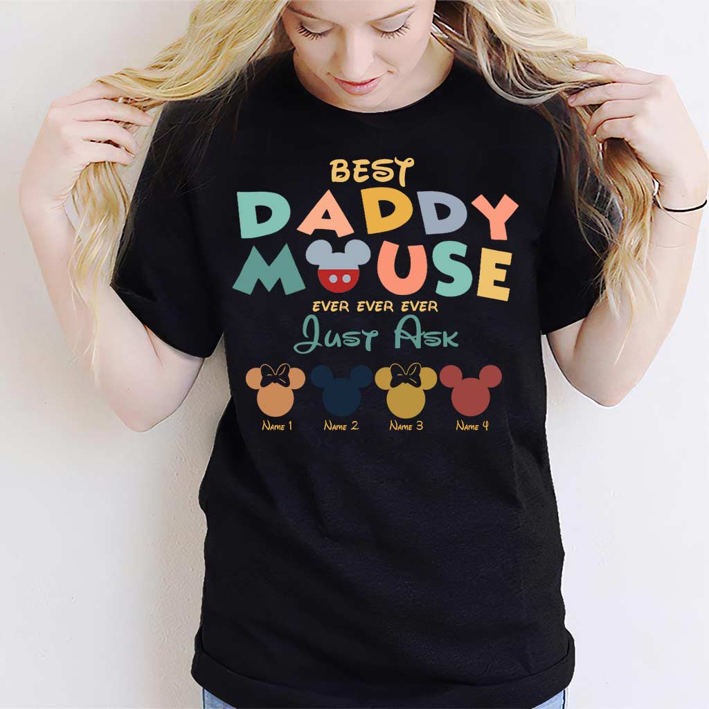 Best Daddy Ever - Personalized Father's Day Mouse T-shirt and Hoodie