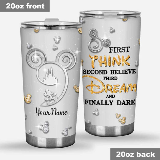 First Think - Personalized Mouse Tumbler