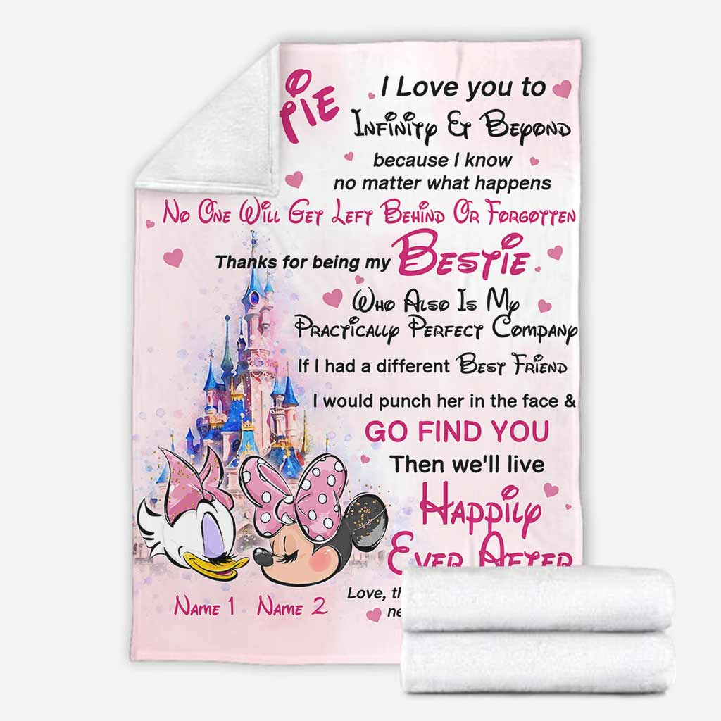 To My Bestie - Personalized Bestie Blanket