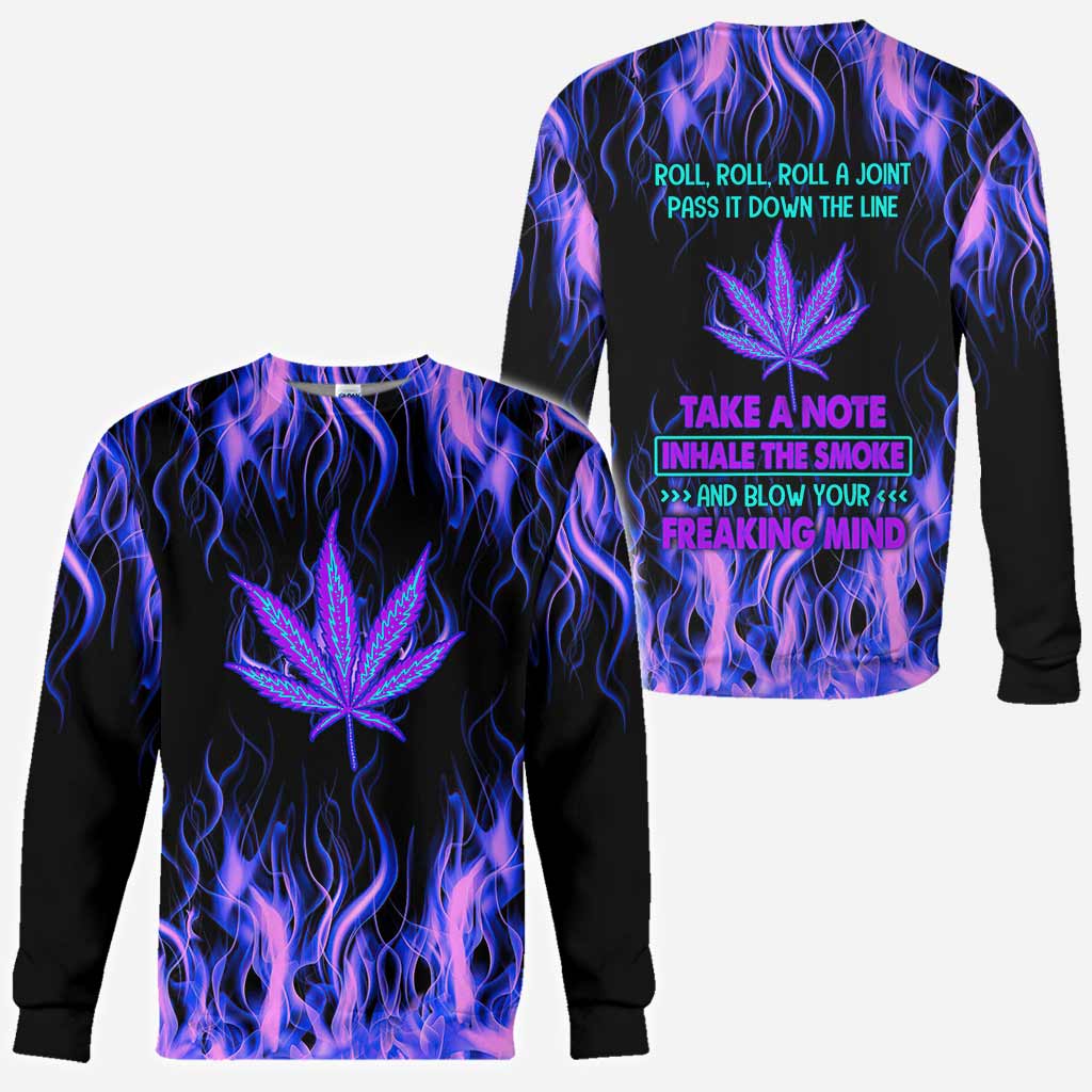 Roll Roll Roll - Weed All Over T-shirt and Hoodie