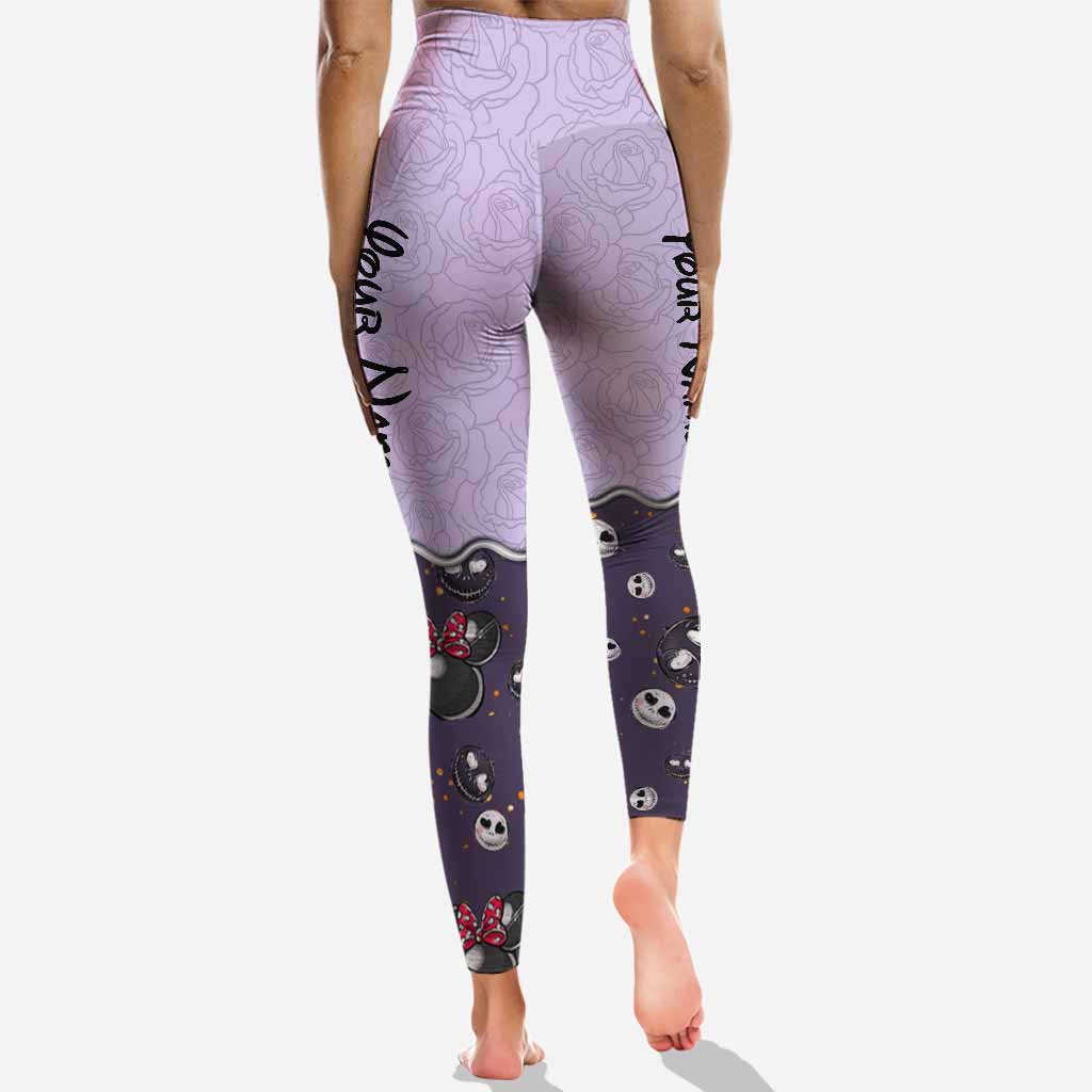 Mouse Ears And Nightmare - Personalized Hollow Tank Top and Leggings