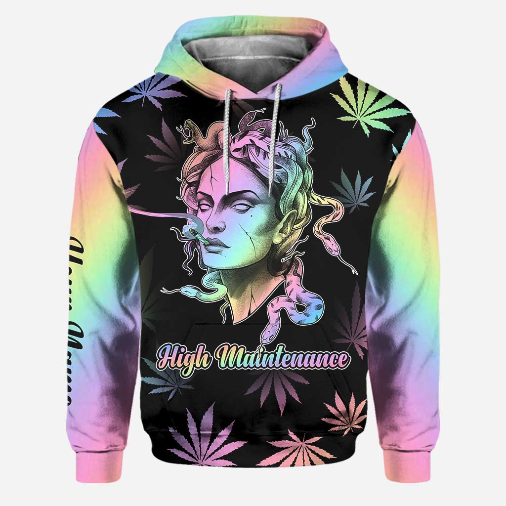 High Maintenance - Personalized Weed Hoodie and Leggings