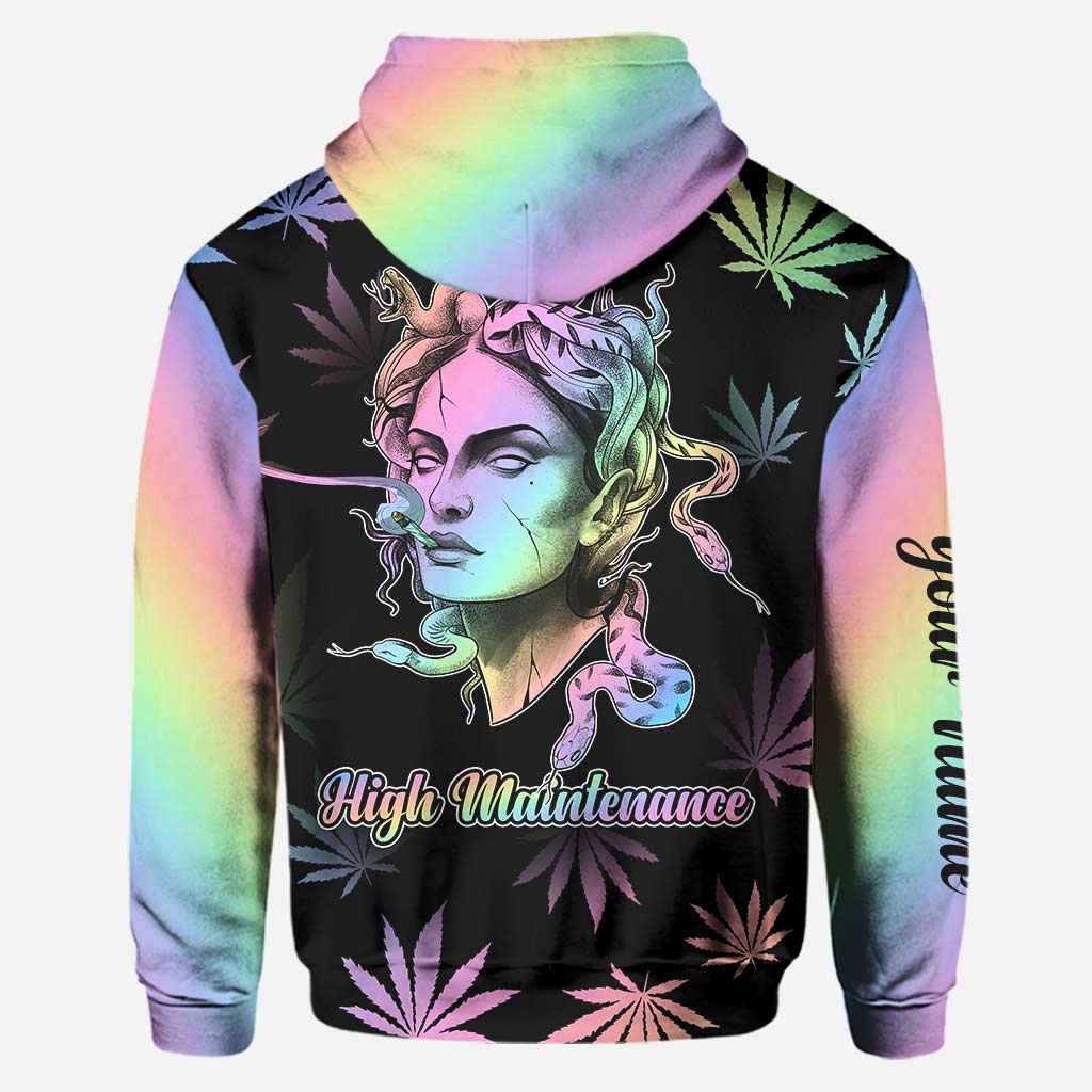 High Maintenance - Personalized Weed Hoodie and Leggings