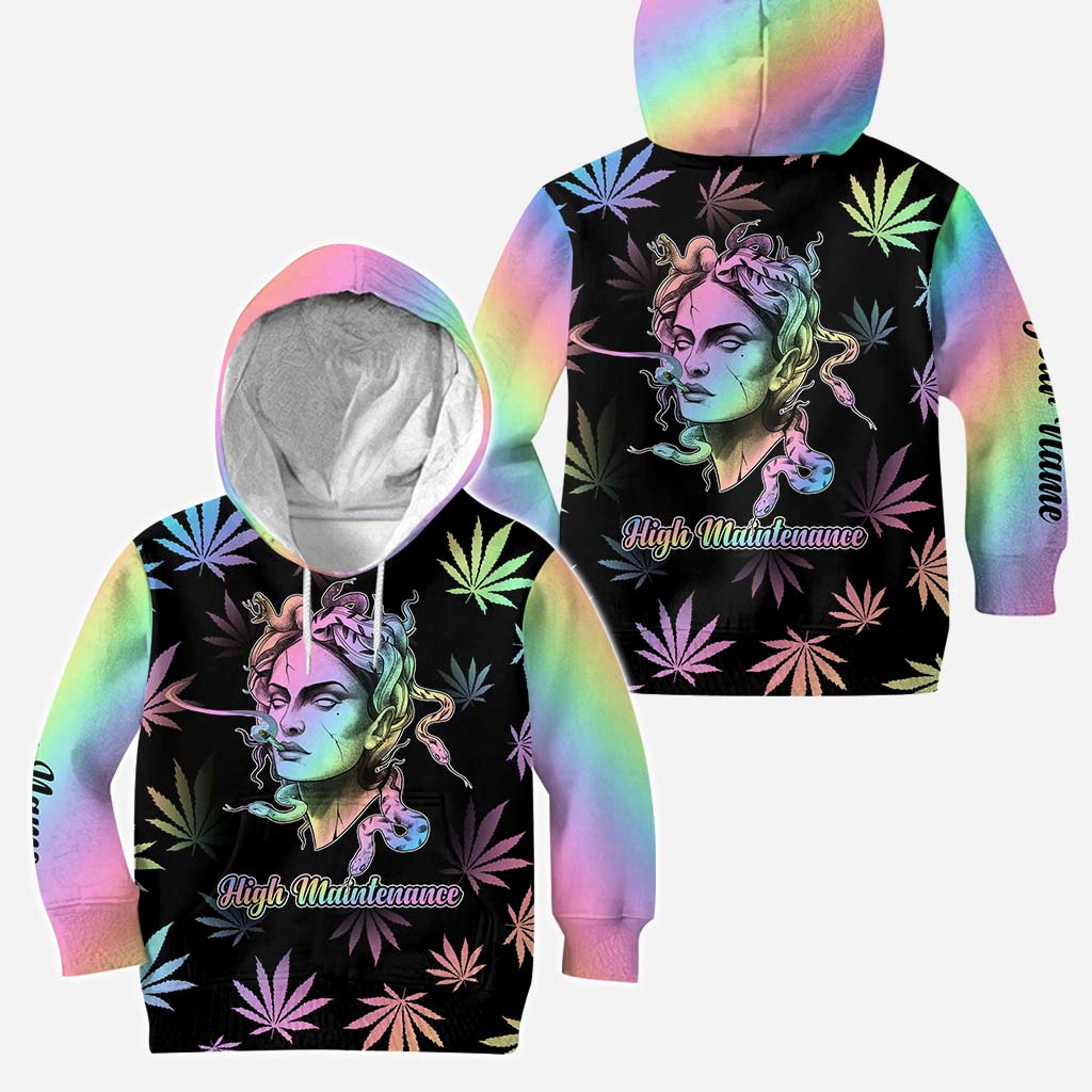High Maintenance - Personalized Weed Hoodie and Leggings