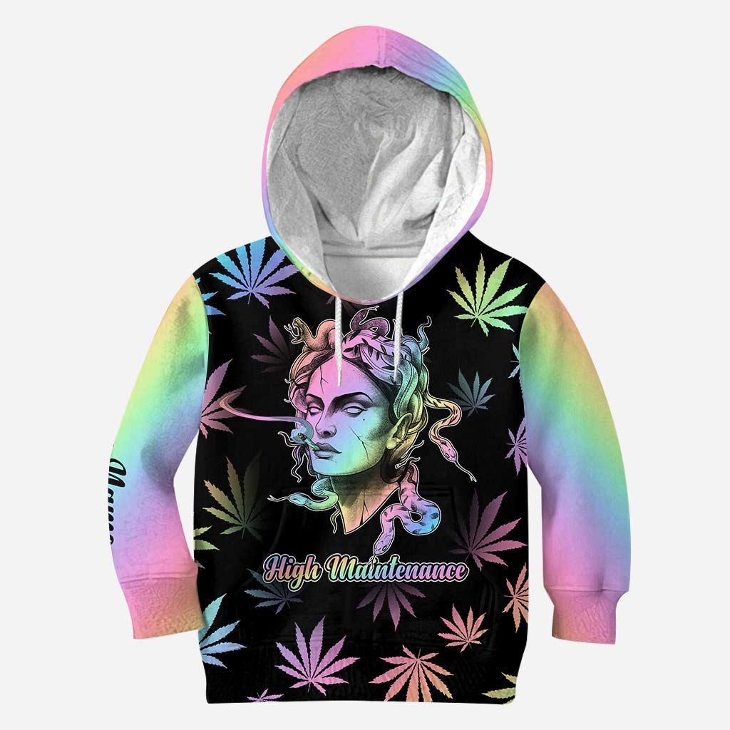 High Maintenance - Personalized Weed Hoodie and Leggings