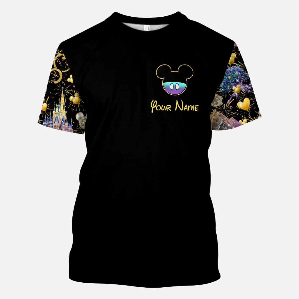 50th Anniversary Magic Kingdom - Personalized Mouse All Over T-shirt and Hoodie