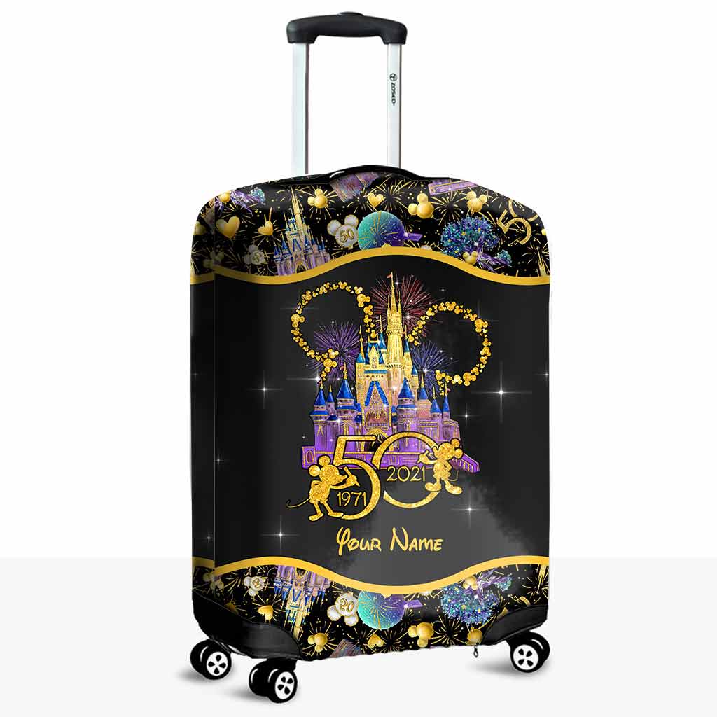 50 Years Of Magic - Personalized Mouse Luggage Cover