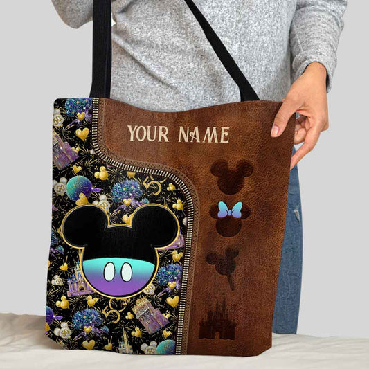 50th Anniversary Magic Kingdom - Personalized Mouse Tote Bag