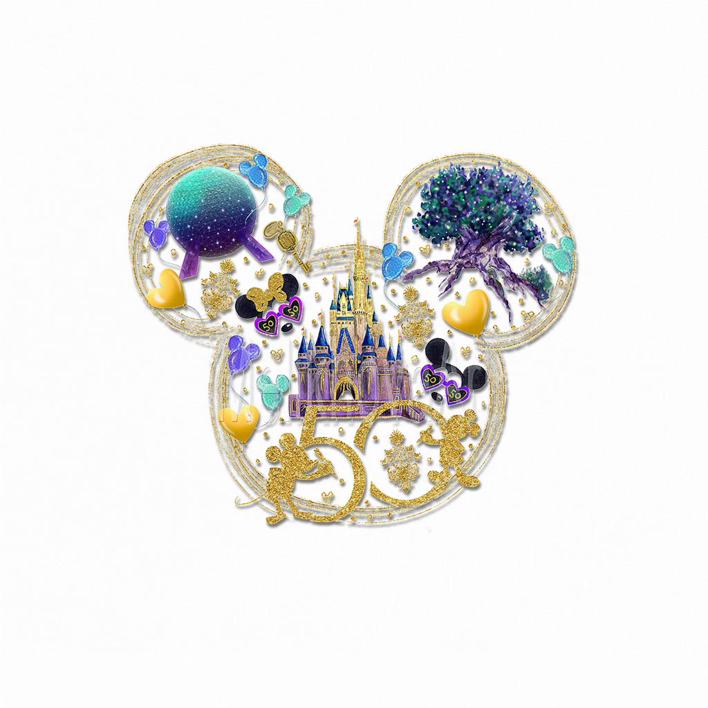 50 Years Of Magic - Mouse Decal Full