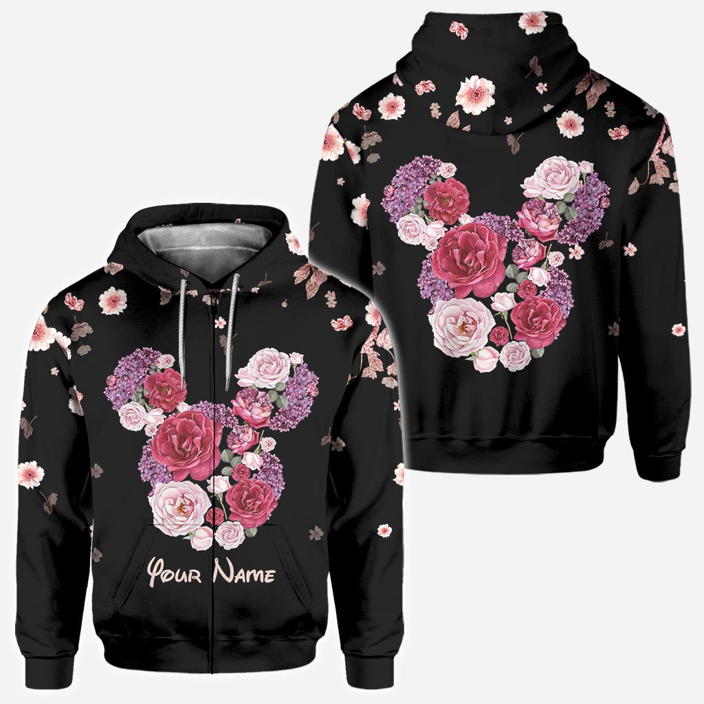 Magical Springtime Blossom - Personalized Mouse All Over T-shirt and Hoodie