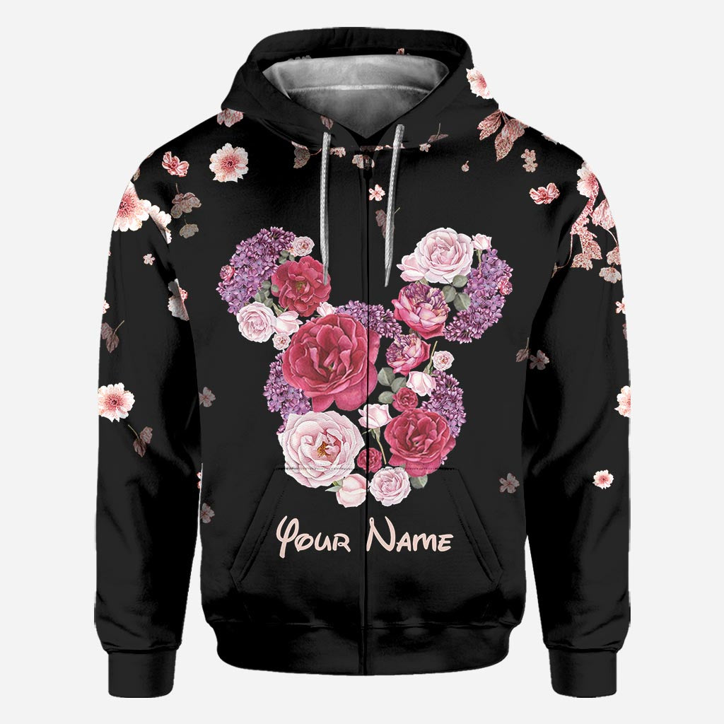 Magical Springtime Blossom - Personalized Mouse All Over T-shirt and Hoodie