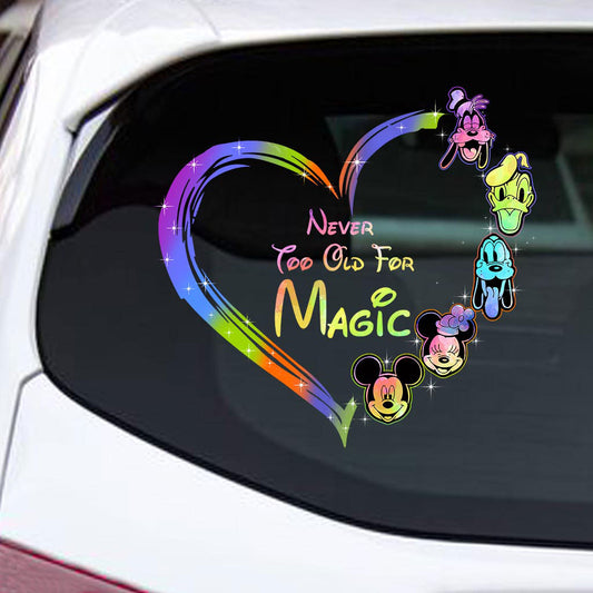Never Too Old For Magic - Mouse Decal Full