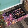 Cupid&#39;s Favorite Nurse Lives Here - Nurse Doormat