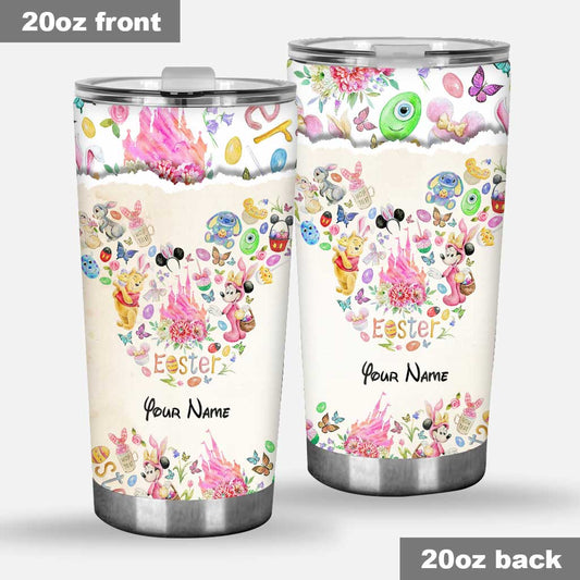 Happy Easter Mouse Ears - Personalized Tumbler