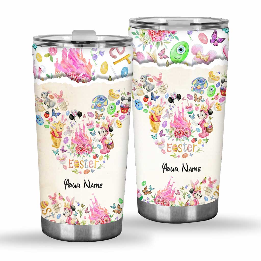 Happy Easter Mouse Ears - Personalized Tumbler