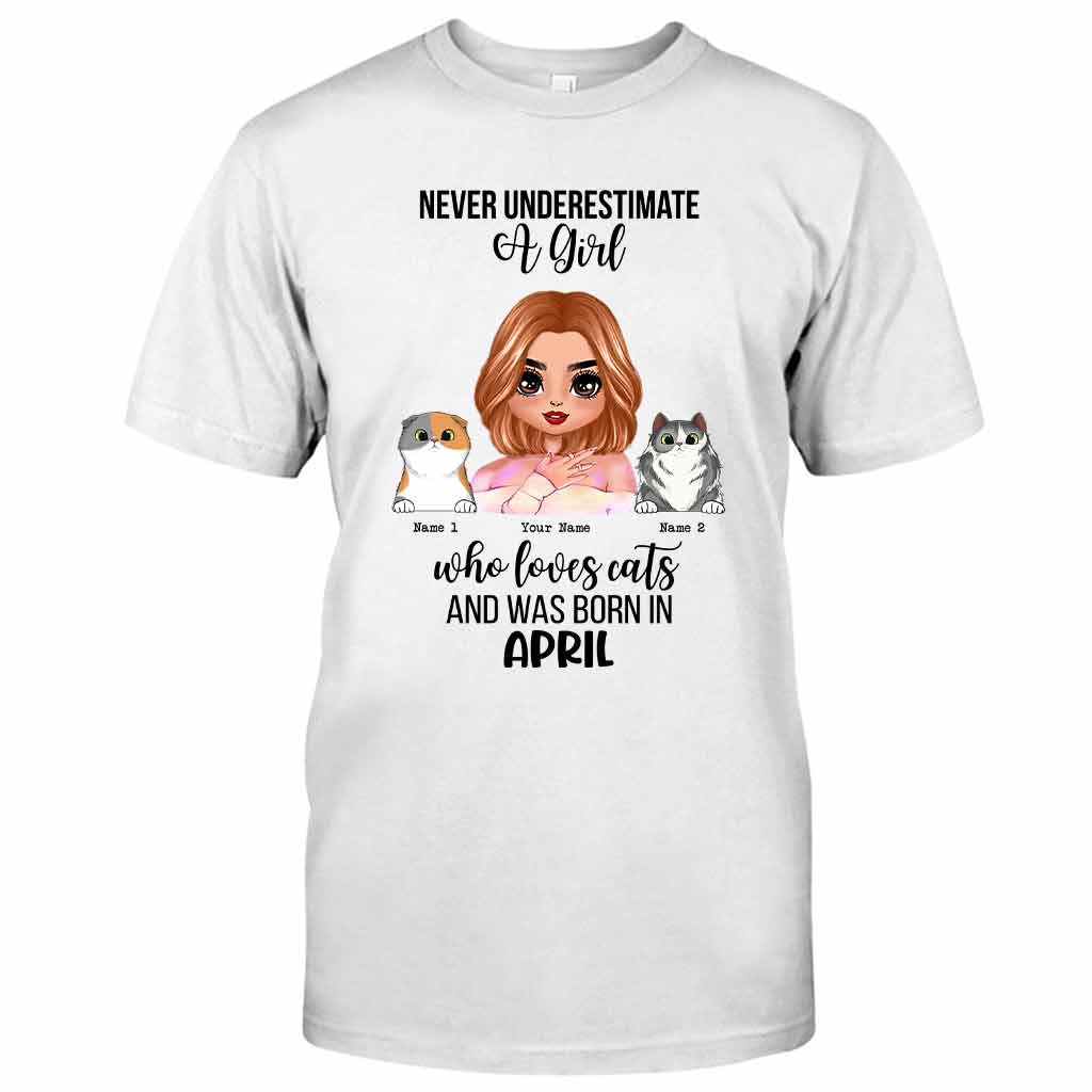 Never Underestimate - Personalized Cat T-shirt and Hoodie