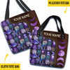 Triple Goddess Purple Moon Phases - Witch Personalized Tote Bag