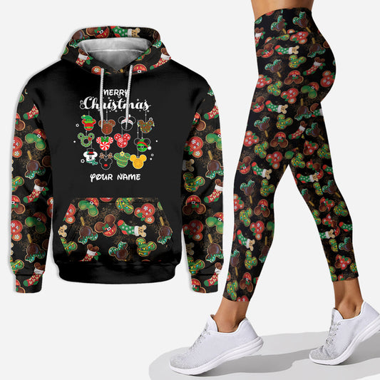Merry Christmas - Personalized Mouse Hoodie and Leggings