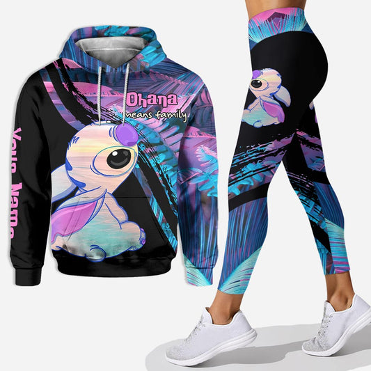 Ohana Means Family - Personalized Hoodie and Leggings