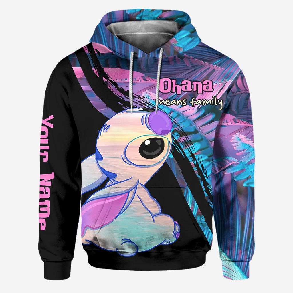 Ohana Means Family - Personalized Hoodie and Leggings